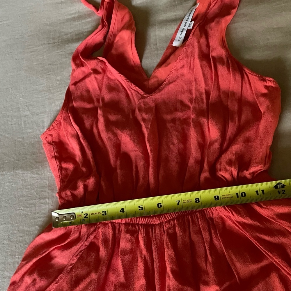 Cupcakes & Cashmere coral jumpsuit - Picture 11 of 11